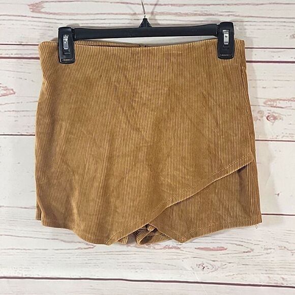 Lot of 2- Japana Floral Spaghetti Strap Top & Blue Blush Brown Corduroy Skort - Picture 3 of 10